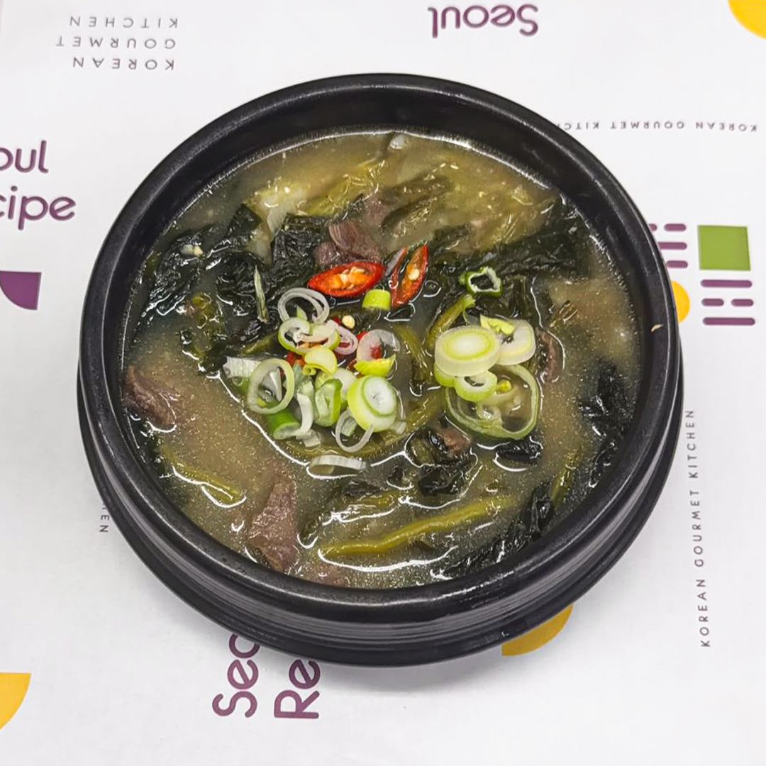 [Seoul Recipe] Upgraded Dried Radish Leaves Galbi Soup (Frozen) 갈비살 듬뿍 시래기 사골국 (냉동) (700g) (1 Portion)