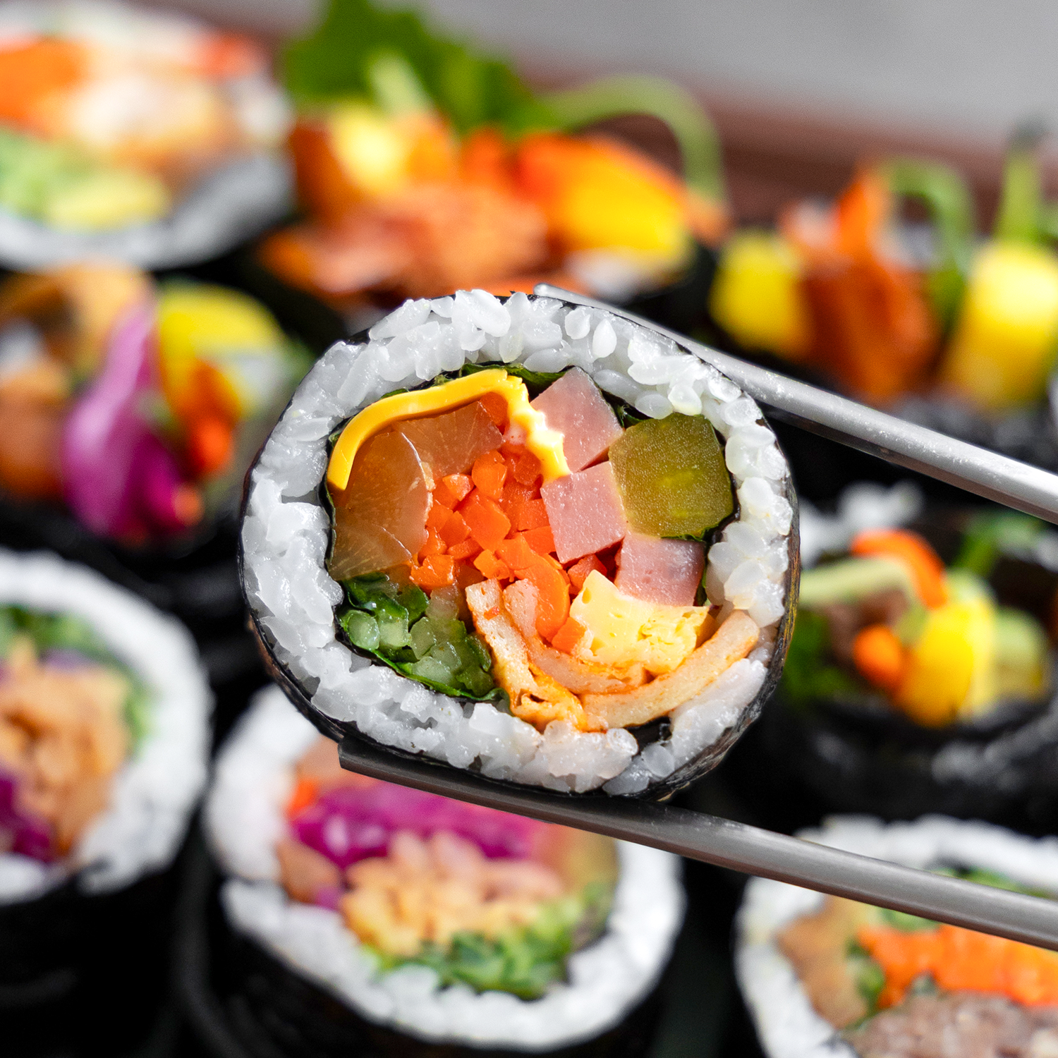 [Seoul Recipe] Assorted Gimbap Set (6 rolls) 모듬김밥 세트 (6줄)
