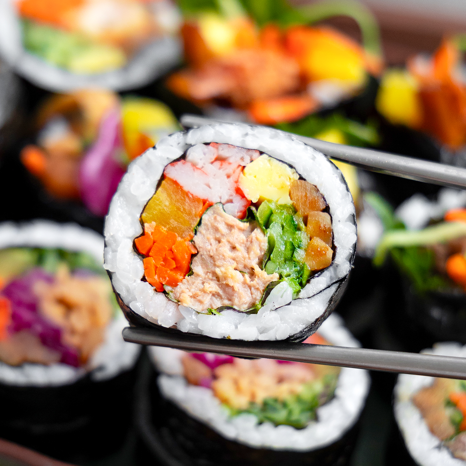 [Seoul Recipe] Assorted Gimbap Set (6 rolls) 모듬김밥 세트 (6줄)