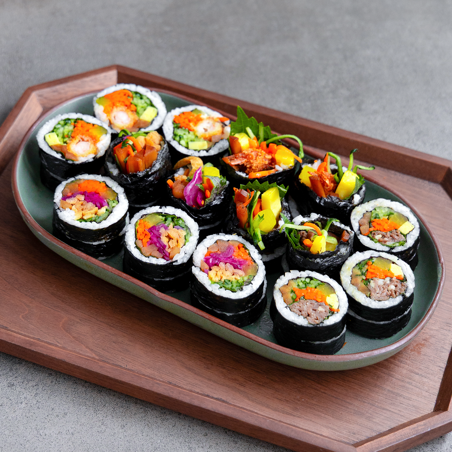 [Seoul Recipe] Assorted Gimbap Set (6 rolls) 모듬김밥 세트 (6줄)