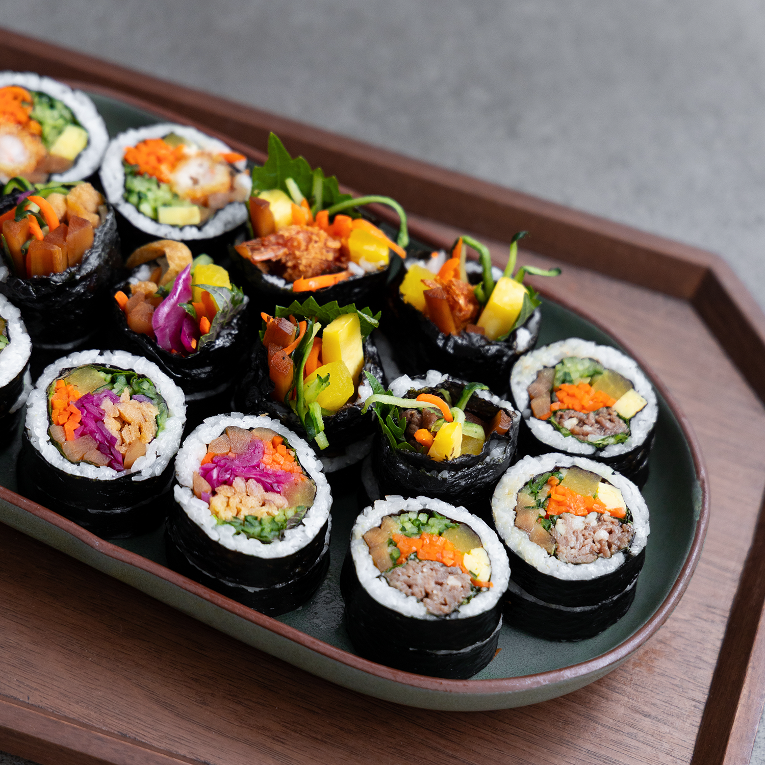 [Seoul Recipe] Assorted Gimbap Set (6 rolls) 모듬김밥 세트 (6줄)