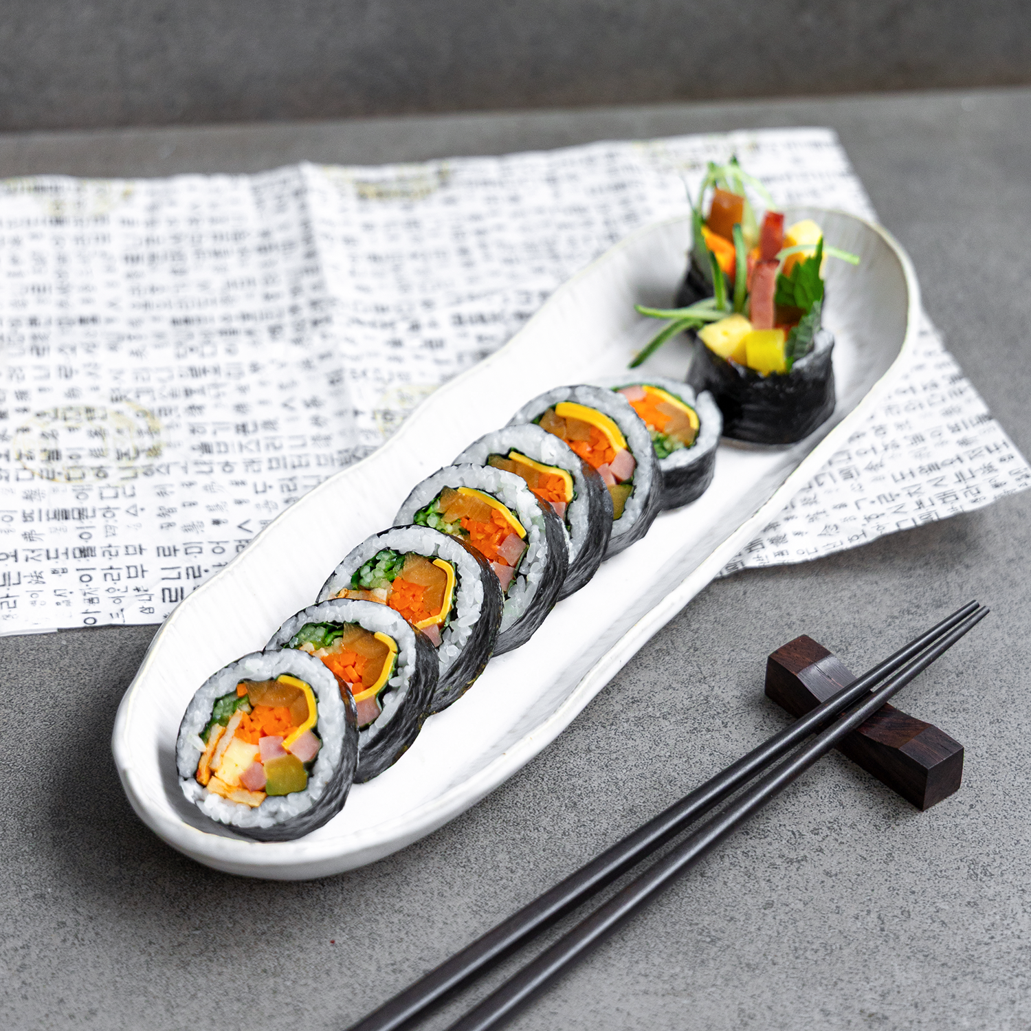[Seoul Recipe] Signature Gimbap (2 rolls) 시그니처 김밥 (2줄)