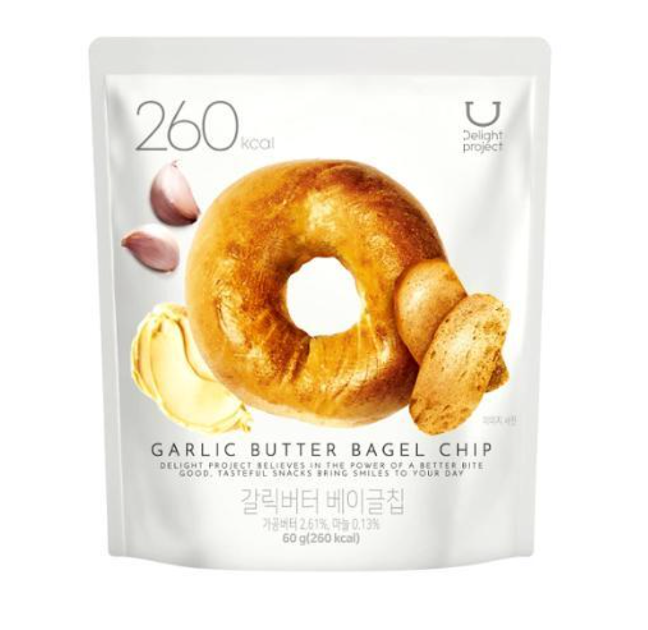 [Delight Project] Garlic Butter Bagel Chip 갈릭버터 베이글칩