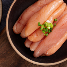 Load image into Gallery viewer, Omani Seasoned White Pollack Roe (Frozen) 오마니 백명란젓 (냉동) (200g)
