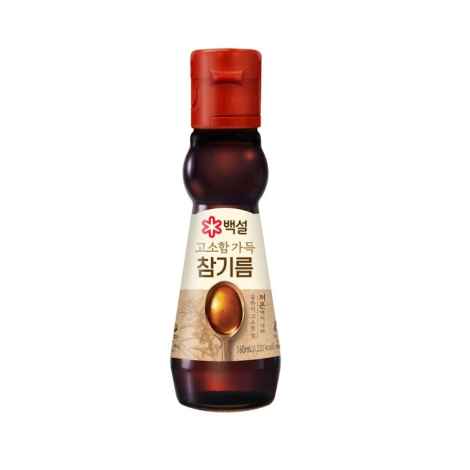 [Baekseol] Savory Sesame Oil 백설 고소함가득 참기름 (160ml)
