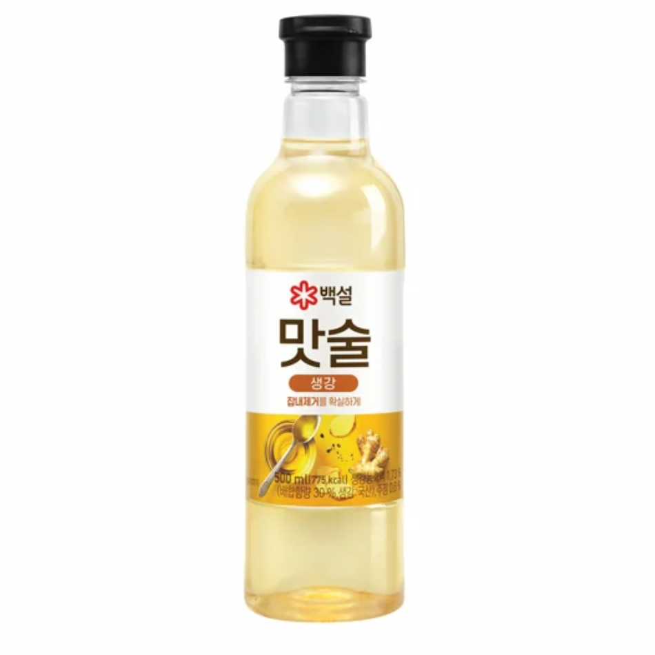 [Baekseol] Cooking Wine Ginger 백설 맛술 생강 (500ml)
