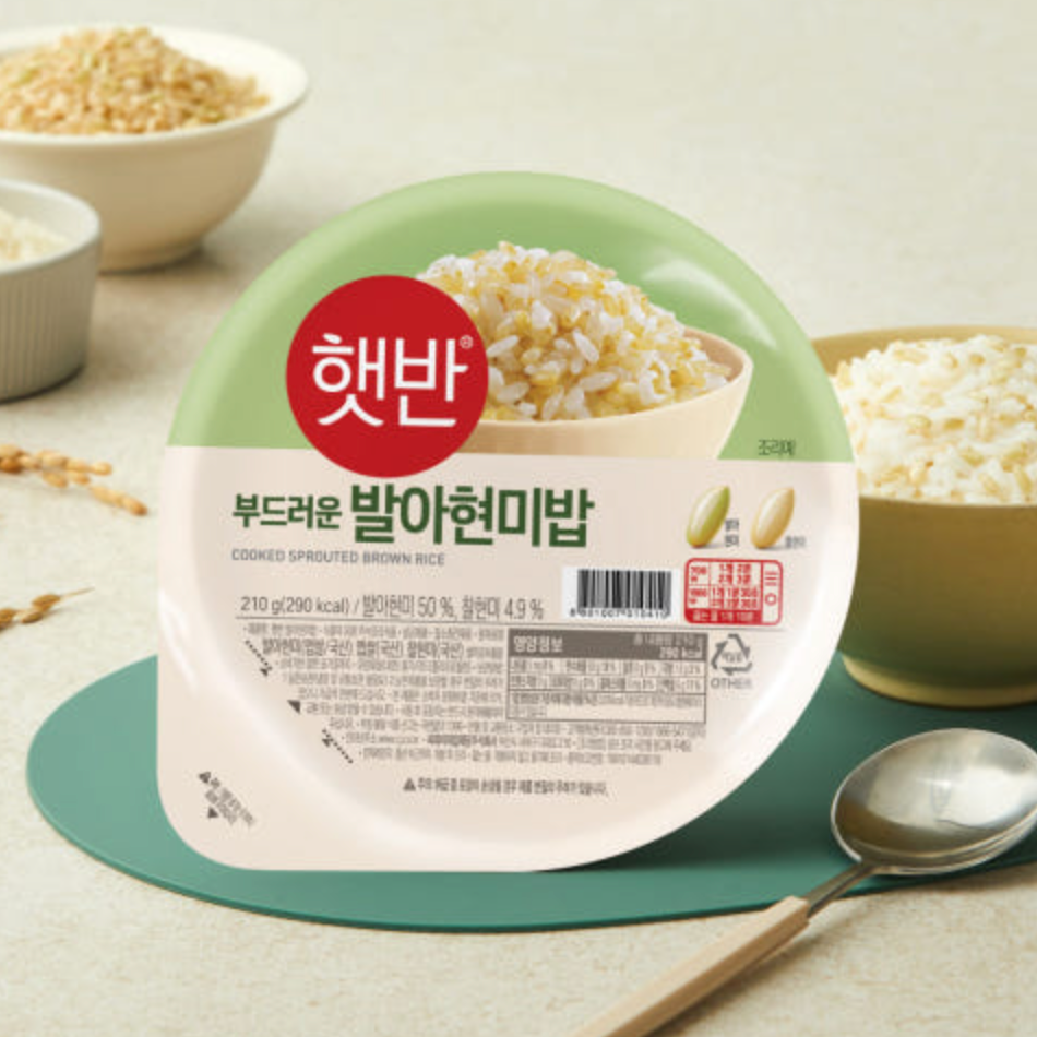 [CJ] Haetban Sprouted Brown Rice 햇반 발아현미밥 (210g)