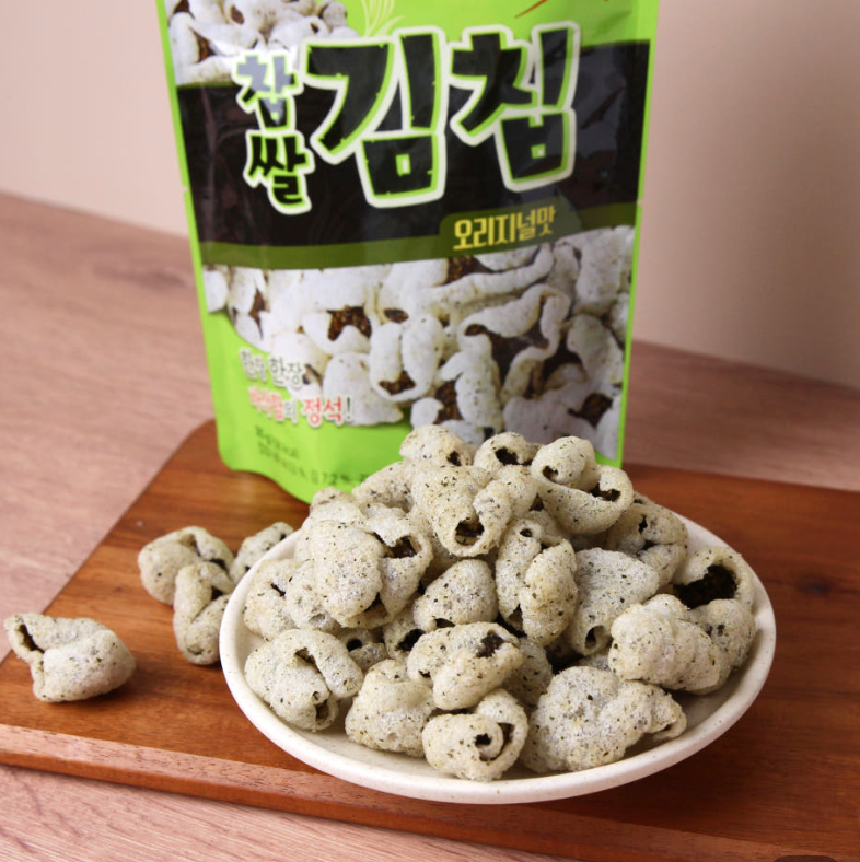 Original Glutinous Rice Chips 찹쌀 김칩 오리지널맛 (35g) – Seoul