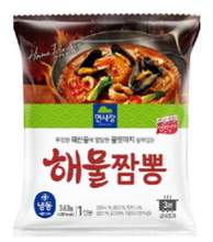 Load image into Gallery viewer, Myeonsarang Spicy Seafood Noodles 면사랑 해물짬뽕 (363g)
