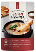 Load image into Gallery viewer, Goreun Selected Whole Chicken Leg Nurungji Baeksuk 고른 통닭다리 누룽지 백숙 (600g)
