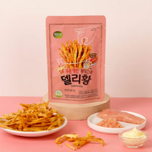 Load image into Gallery viewer, DeliHwang Pollack Snack (Original / Grilled Pollack Roe) 델리황 (오리지널 / 명란구이) (15g)
