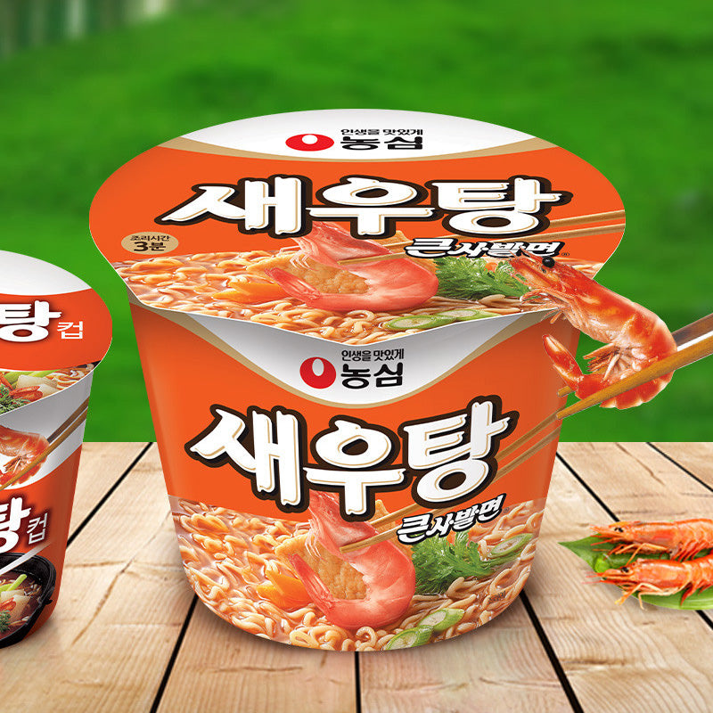 Shrimp Cup Noodle 새우탕 큰사발 컵라면 (115g)