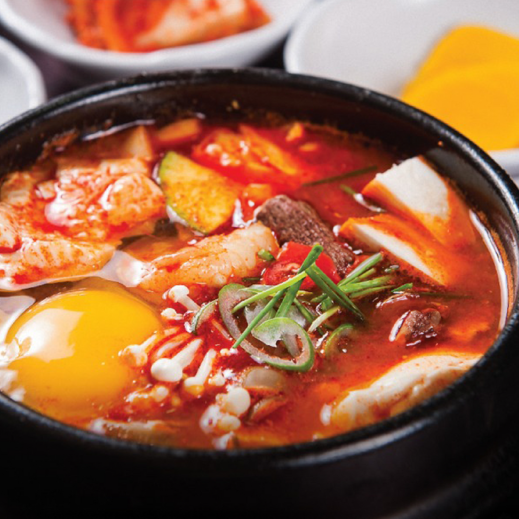 [Seoul Recipe] Homemade Soup / Stew With Side Dishes 찌개 (2ppl) (800g)