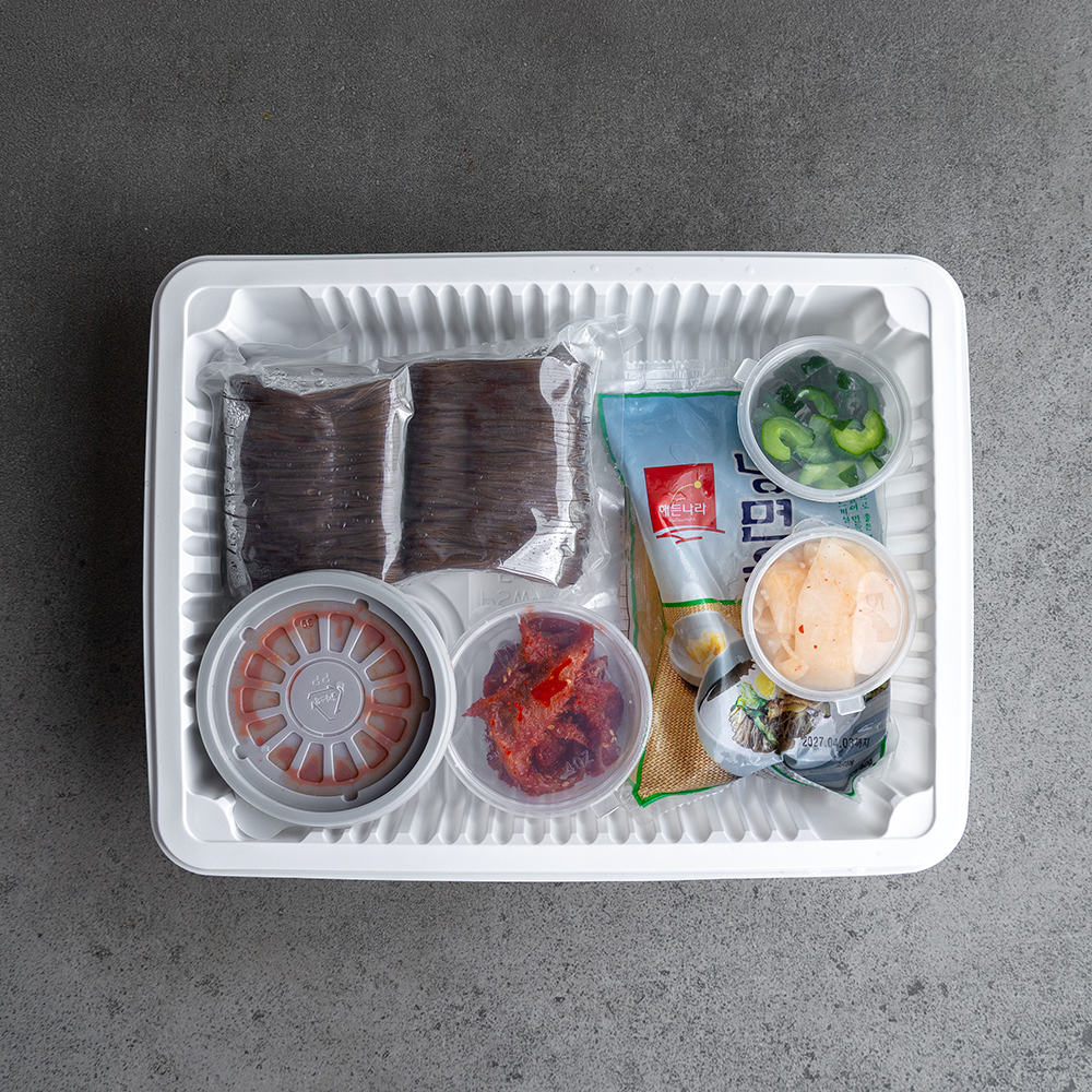 [Seoul Recipe] Pollack Fish Cold Noodles Meal Kit 명태회 냉면 밀키트 (2ppl)