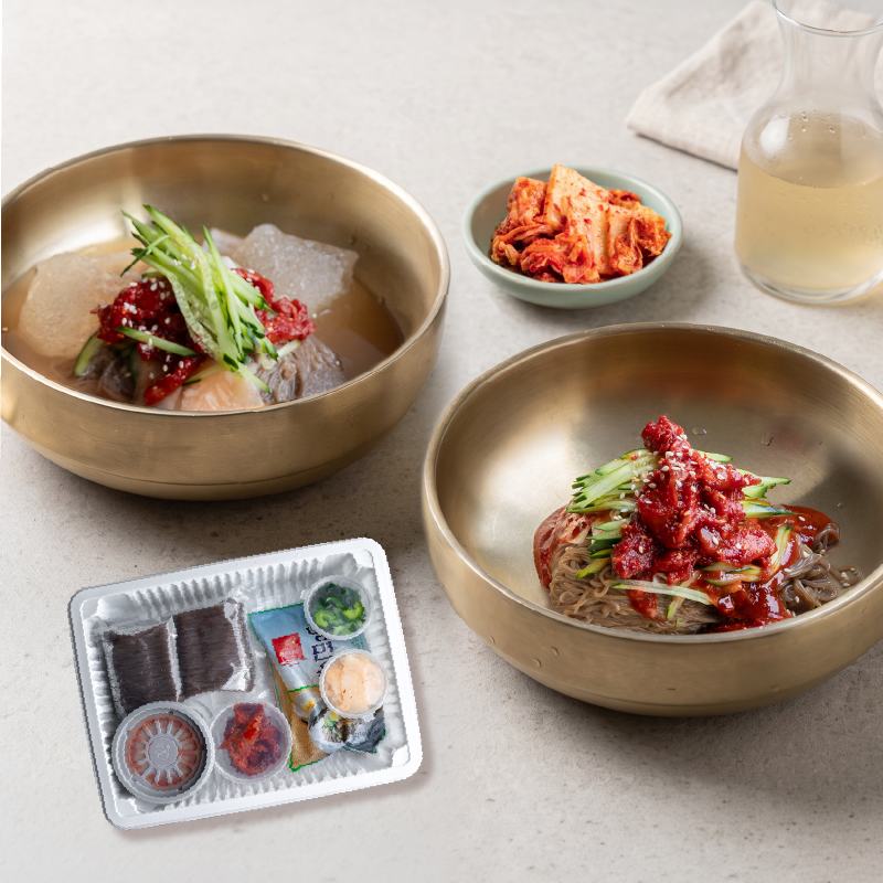 [Seoul Recipe] Pollack Fish Cold Noodles Meal Kit 명태회 냉면 밀키트 (2ppl)