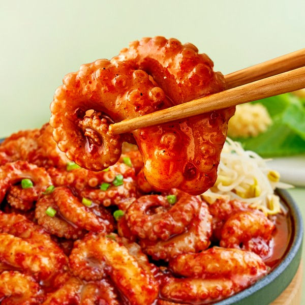 Stir-fried Webfoot Octopus (Frozen) 페이보잇 오동통 쭈꾸미 볶음 (냉동) (300g)