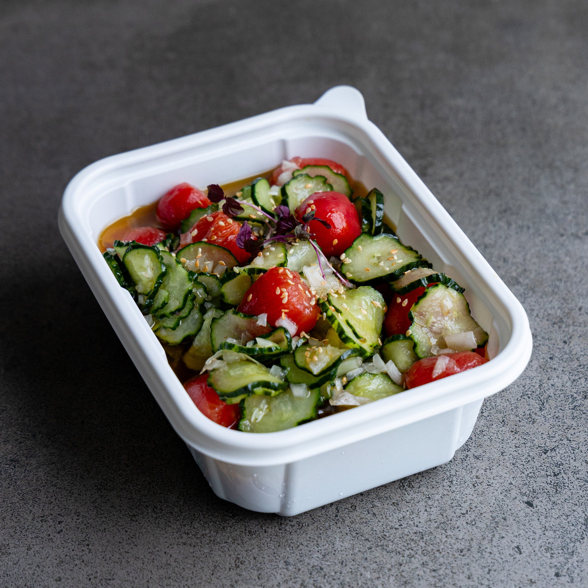 [Seoul Recipe] Sweet & Sour Tomato Cucumber Salad 새콤달콤 토마토 오이 샐러드 (1kg)