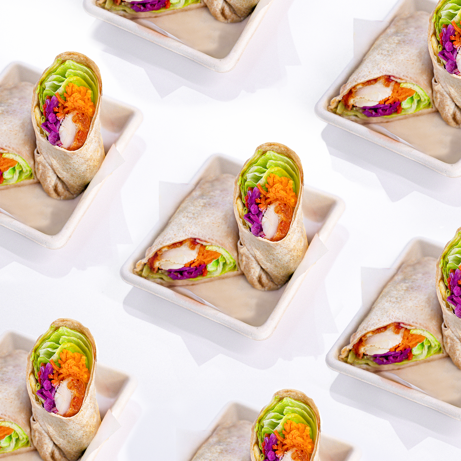 [Seoul Recipe] Sweet & Spicy Chicken Wrap 스윗 스파이시 치킨랩 (12 half rolls)