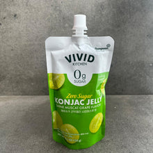 Load image into Gallery viewer, Vivid Zero Sugar KONJAC Jelly Shinemuscat Grape 비비드 제로슈거 곤약젤리 샤인머스캣 맛 (150g)
