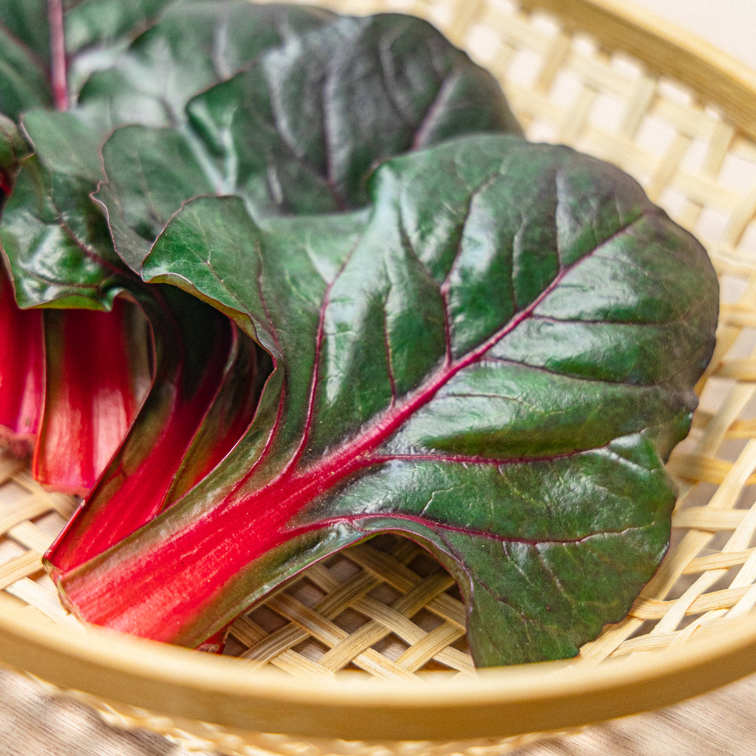 [Seoul Recipe] Fresh Red Beet Leaves [서울레서피] 한국산 적근대 (100g)
