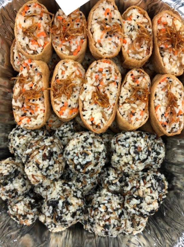 [Seoul Recipe] Assorted Rice Ball Set 멸치 주먹밥 & 유부초밥 세트 (24pcs)