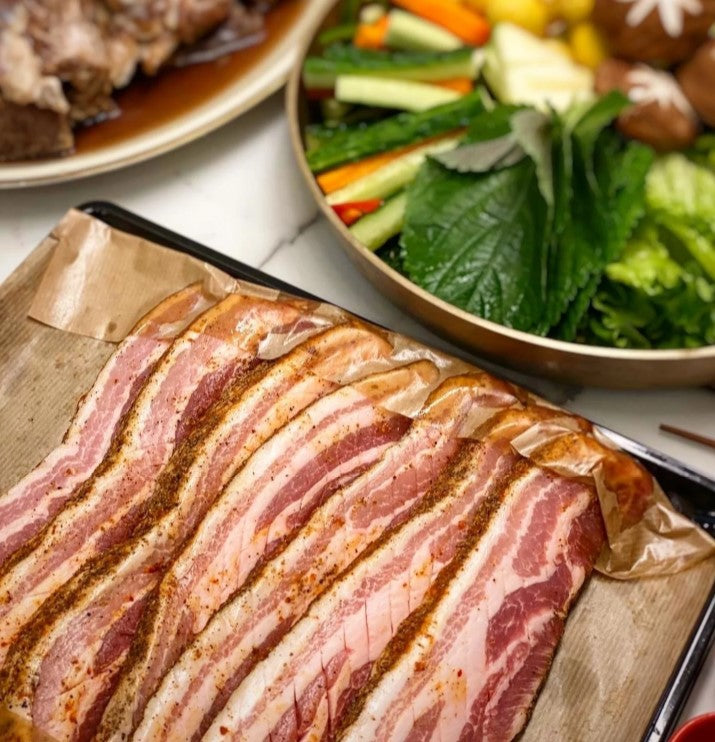 [Seoul Recipe] Pork Belly With Homemade Seasoning (Frozen) 홈메이드 양념 통삼겹살 (냉동) (500g)