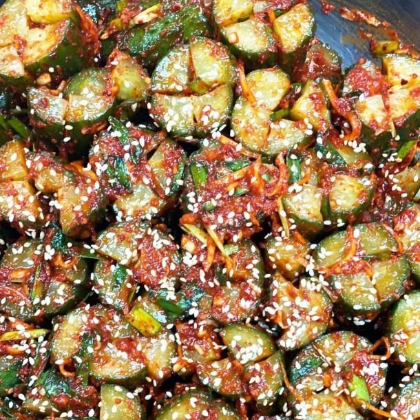 [Seoul Recipe] Cucumber Kimchi 오이 소박이 (1kg)