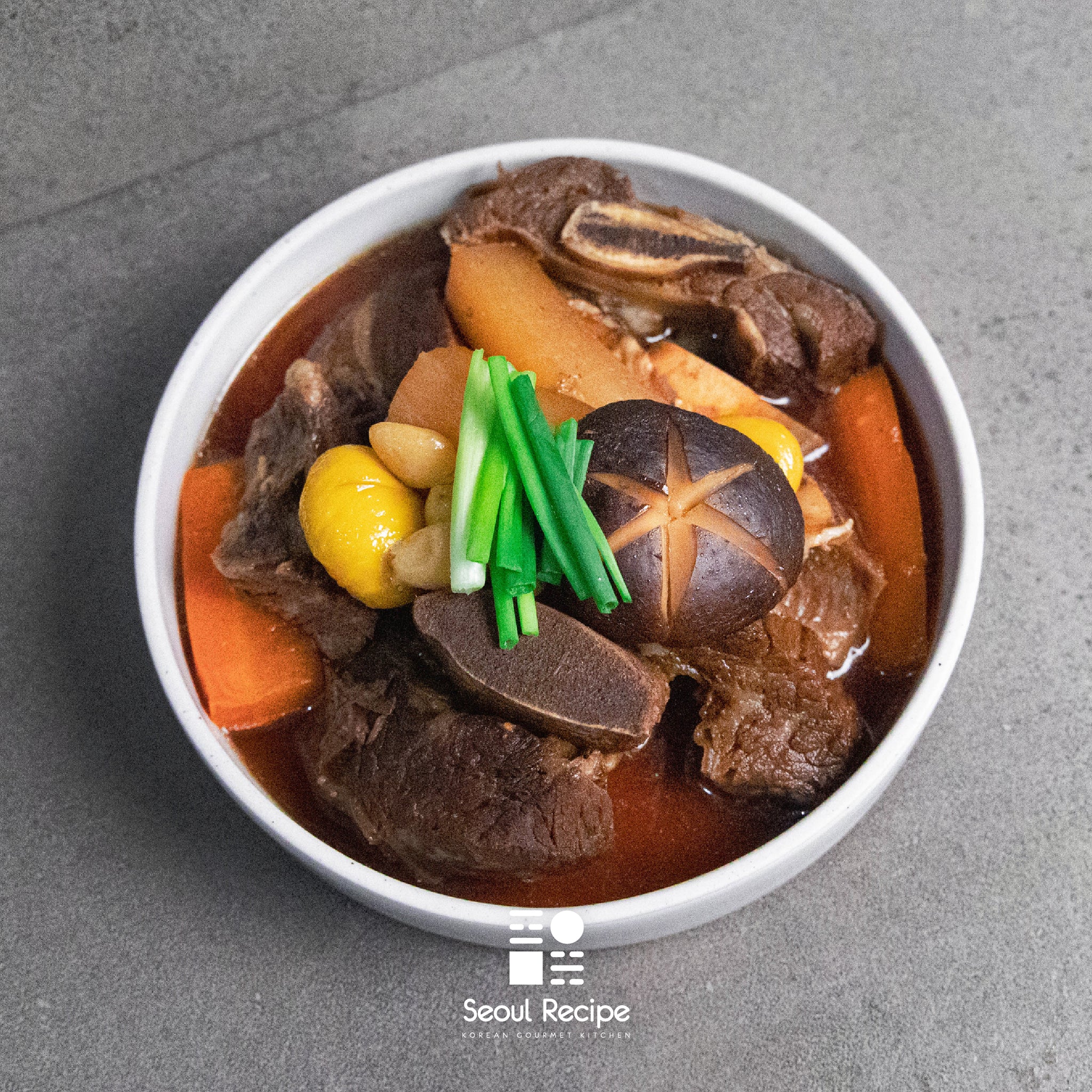 [Seoul Recipe] Braised Beef (Short Ribs - Galbi Jjim) 갈비찜
