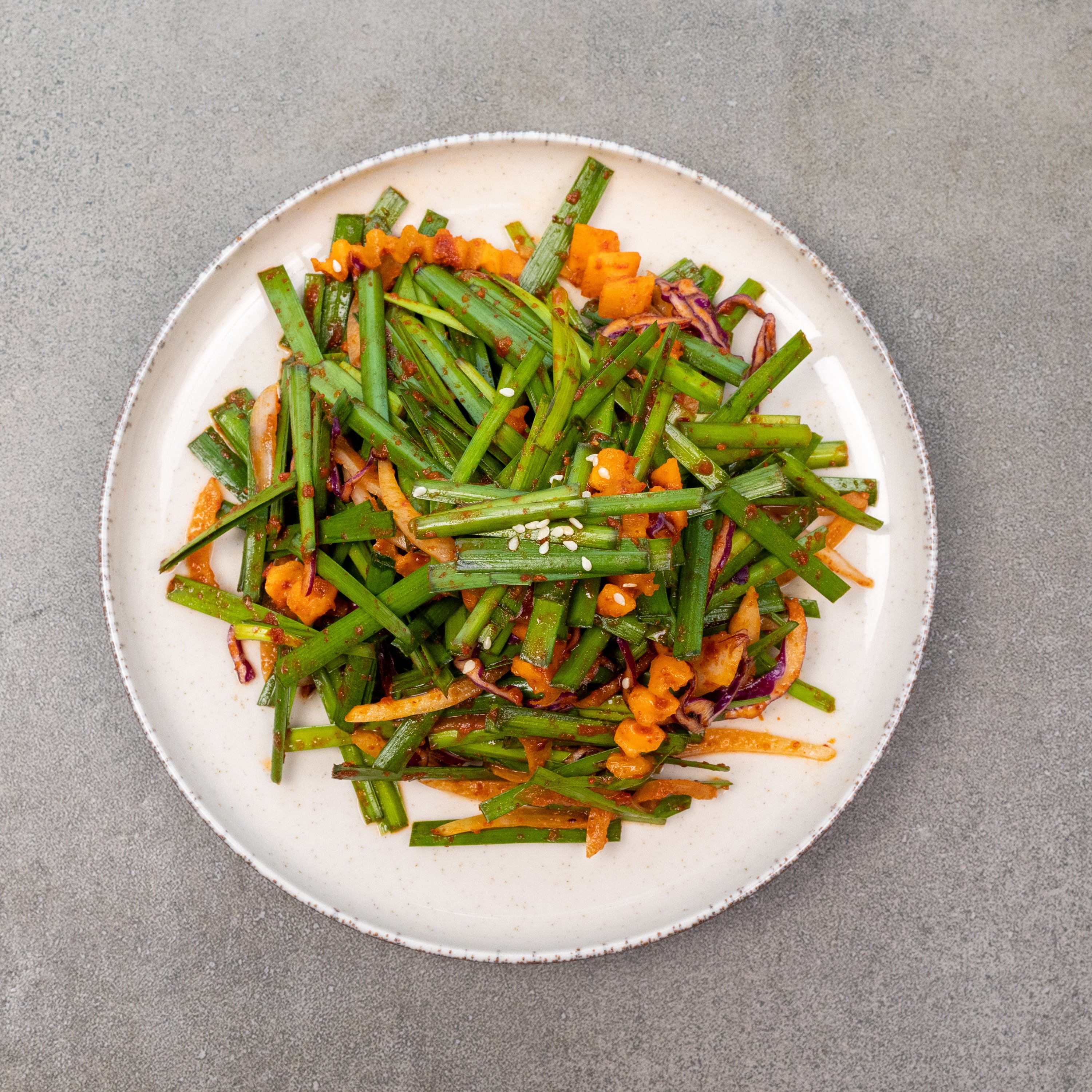 [Seoul Recipe] Korean Spicy Chive Salad 매콤 부추 샐러드 (300g)