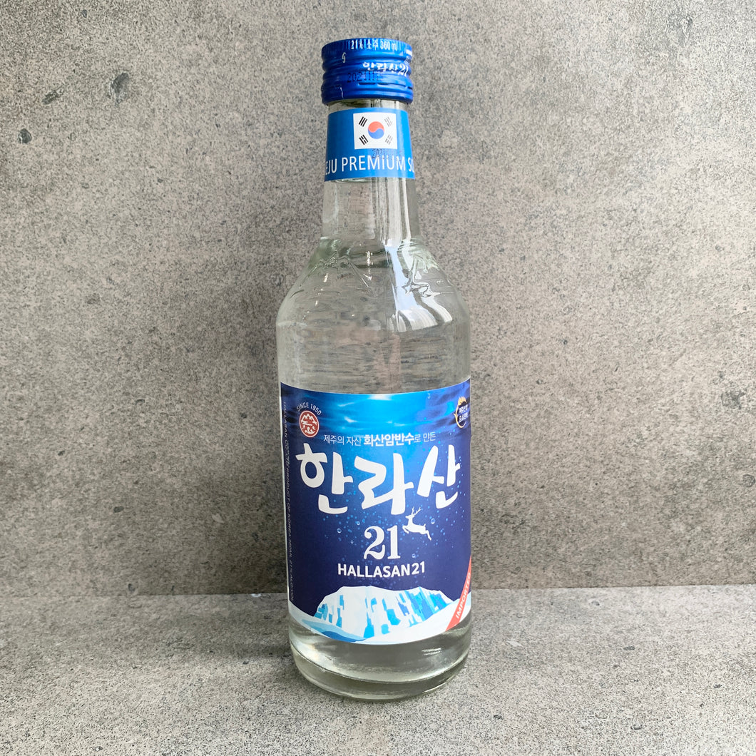 Jeju Hallasan Premium Soju 21% Alc 한라산 소주 21도