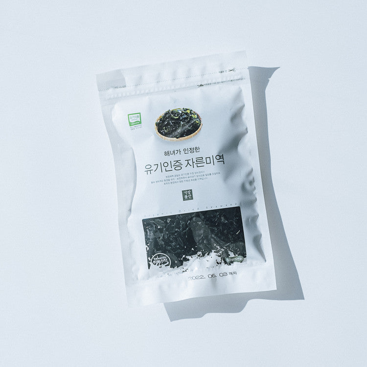 Premium Organic Seaweed(pre-cut) 유기 인증 자른 미역 (50g)