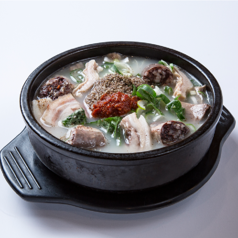[Seoul Recipe] Korean Sausage Soondae Soup 순대국 (2ppl)