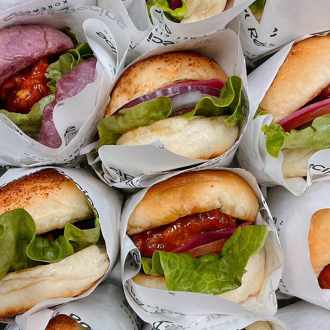 [Seoul Recipe] Homemade Mini Chicken Bite Slider  미니 치킨 버거 (12 pcs)