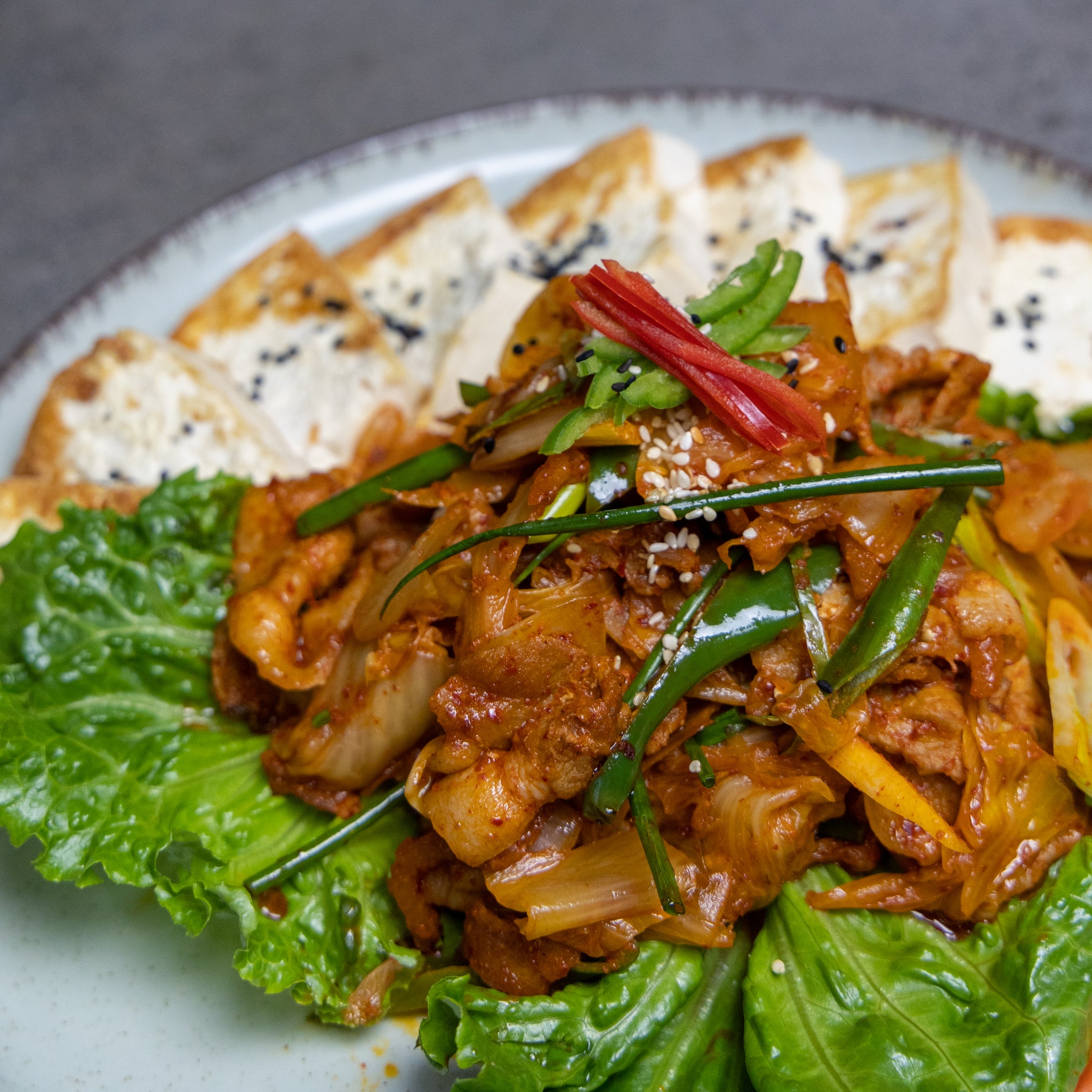 [Seoul Recipe] Tofu With Stir Fry Kimchi Pork 두부 김치