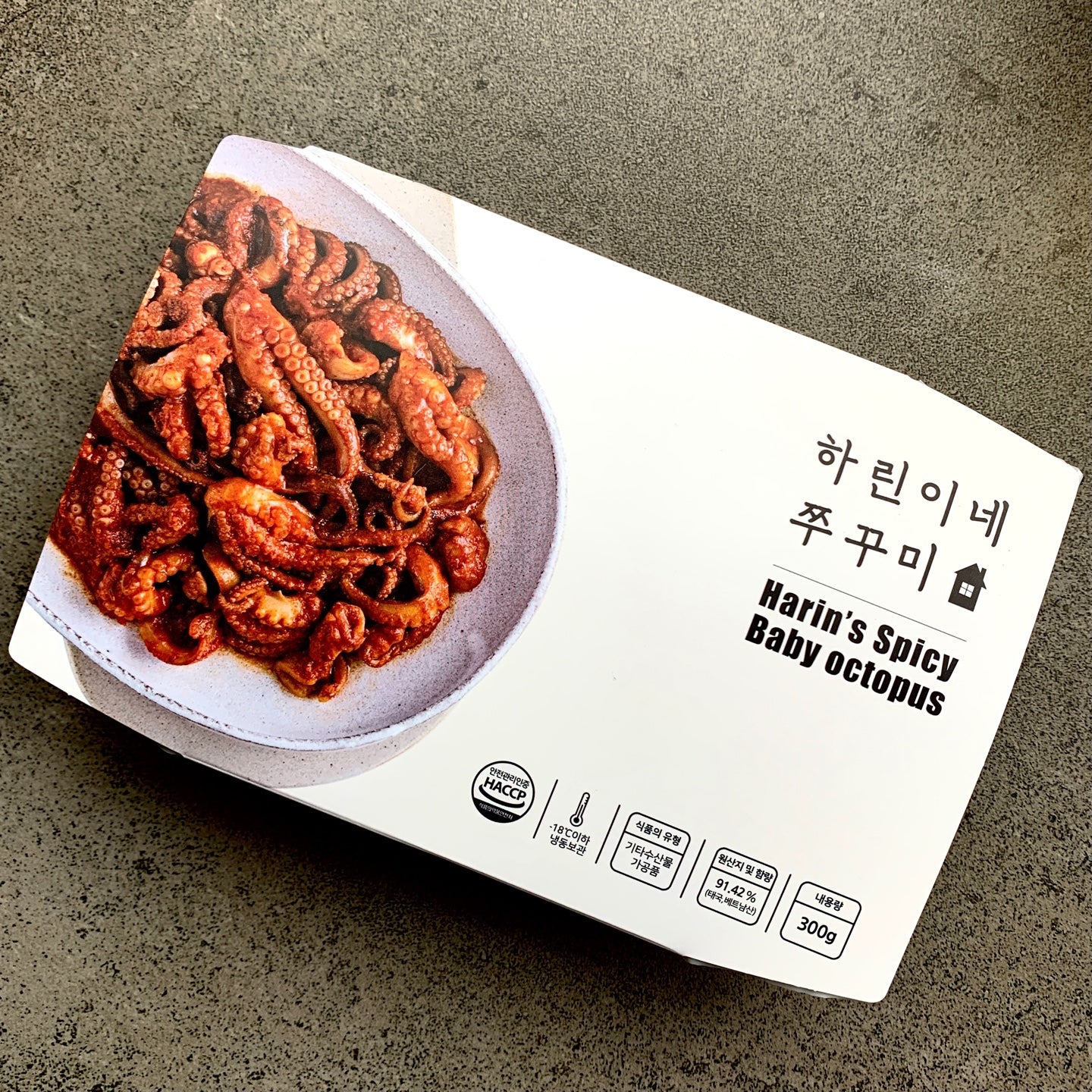 Spicy Baby Octopus (Frozen) 하린이네 쭈꾸미 (냉동) (300g)