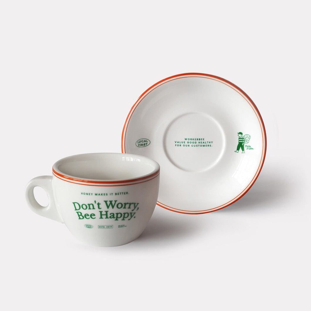 [WorkerBee] Workerbee Honey Cup & Saucer set [워커비] 컵과 소서