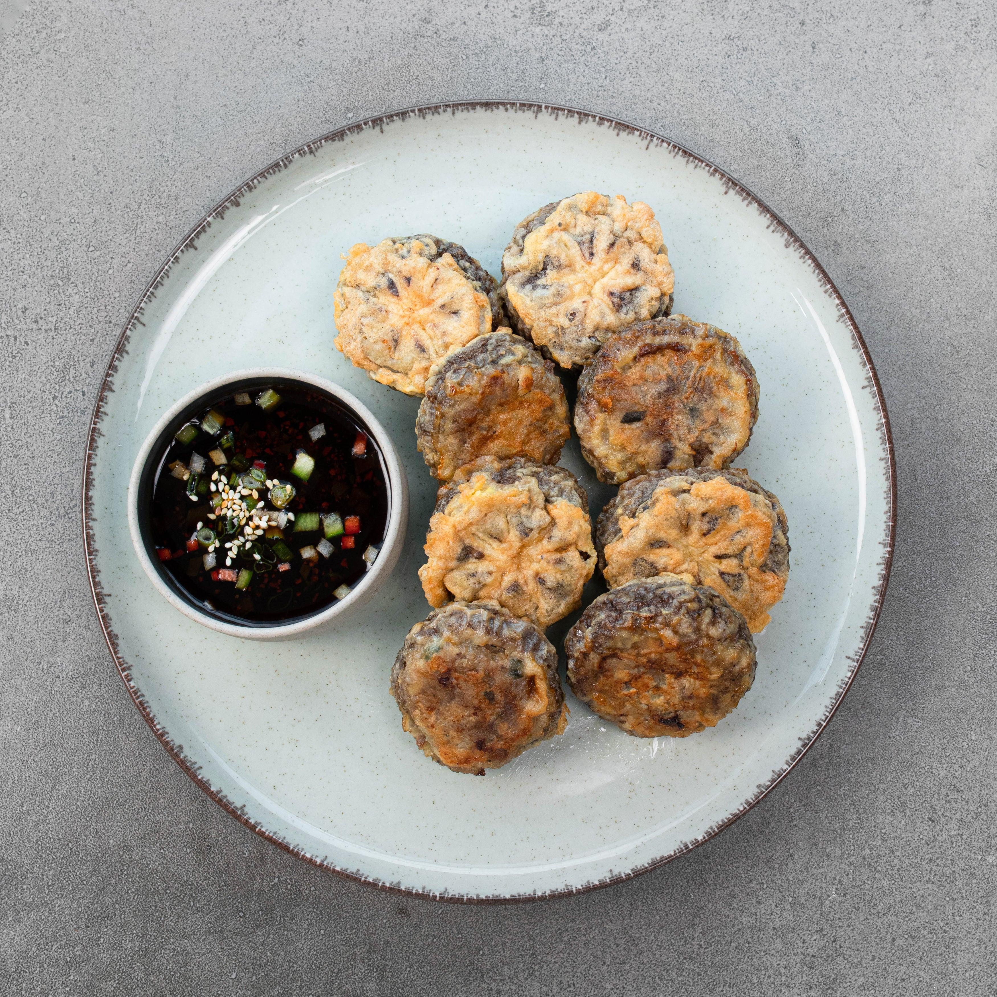 [Seoul Recipe] Mushroom & Beef Pancake 표고버섯 떡갈비전 (8pcs)