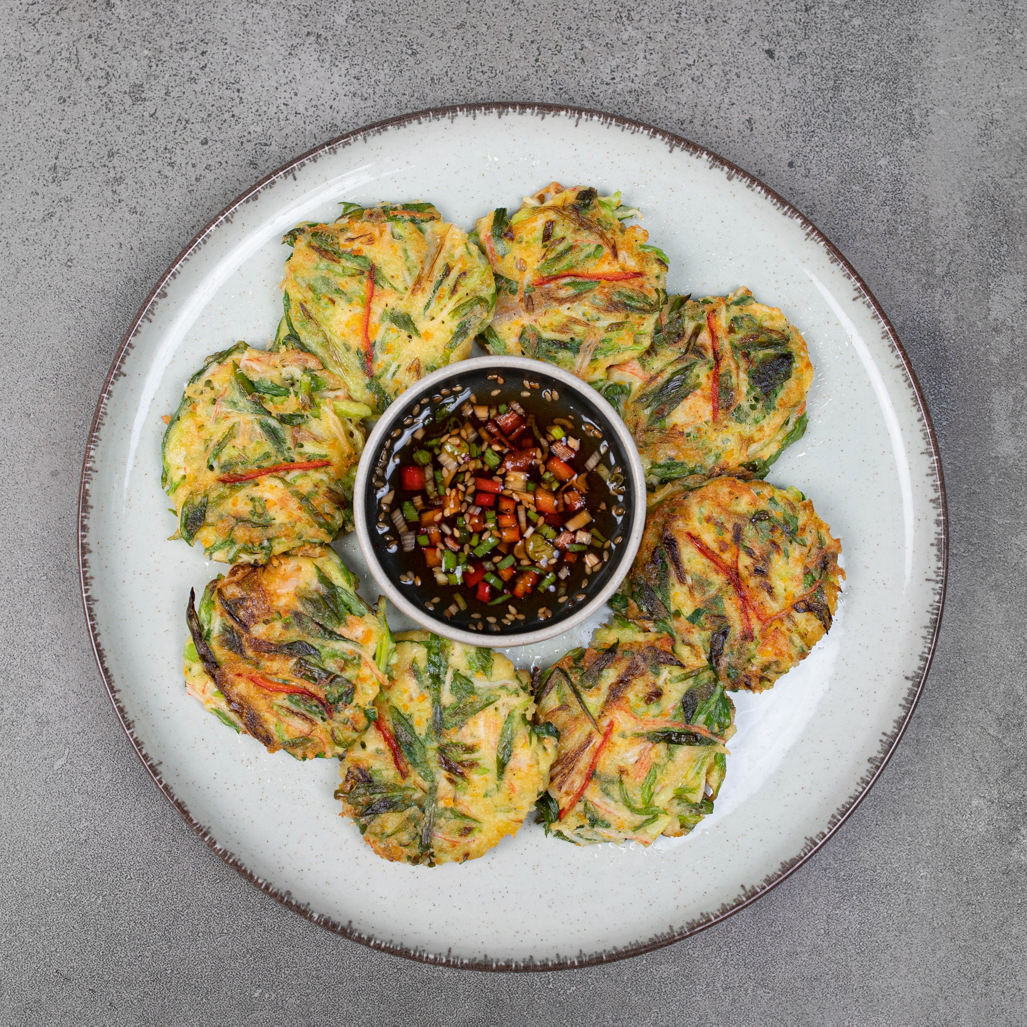 [Seoul Recipe] Spring Onion Seafood Pancake 해물 파전 (8pcs)