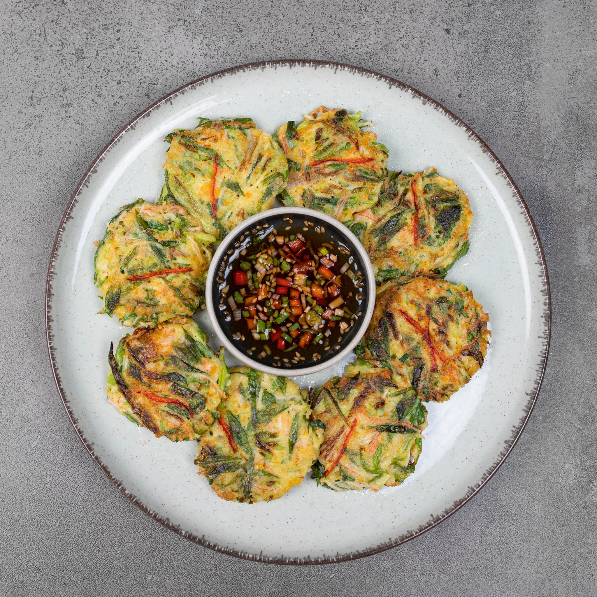 [Seoul Recipe] Spring Onion Seafood Pancake 해물 파전 (8pcs)