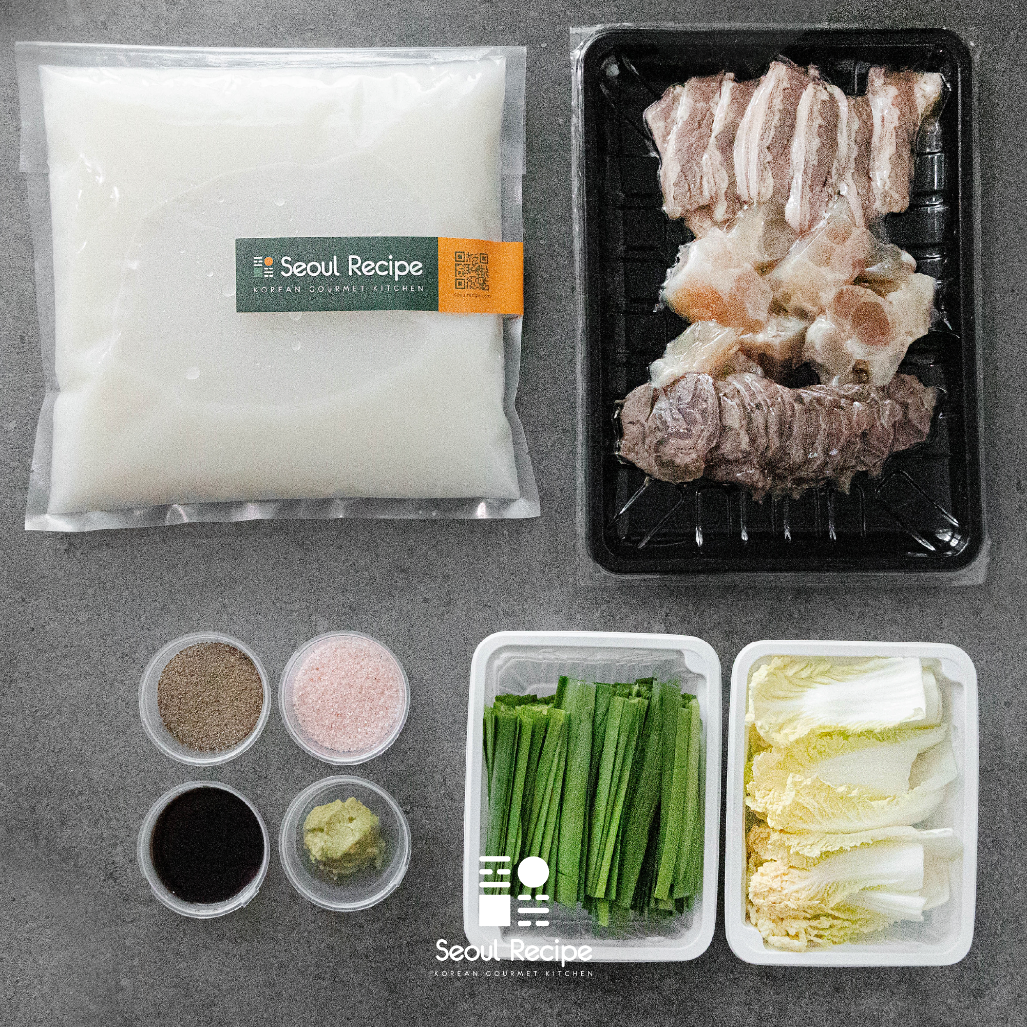 [Seoul Recipe] Assorted Beef Tendon Stew Meal Kit 모듬 수육 전골 밀키트 (2-3 ppl)