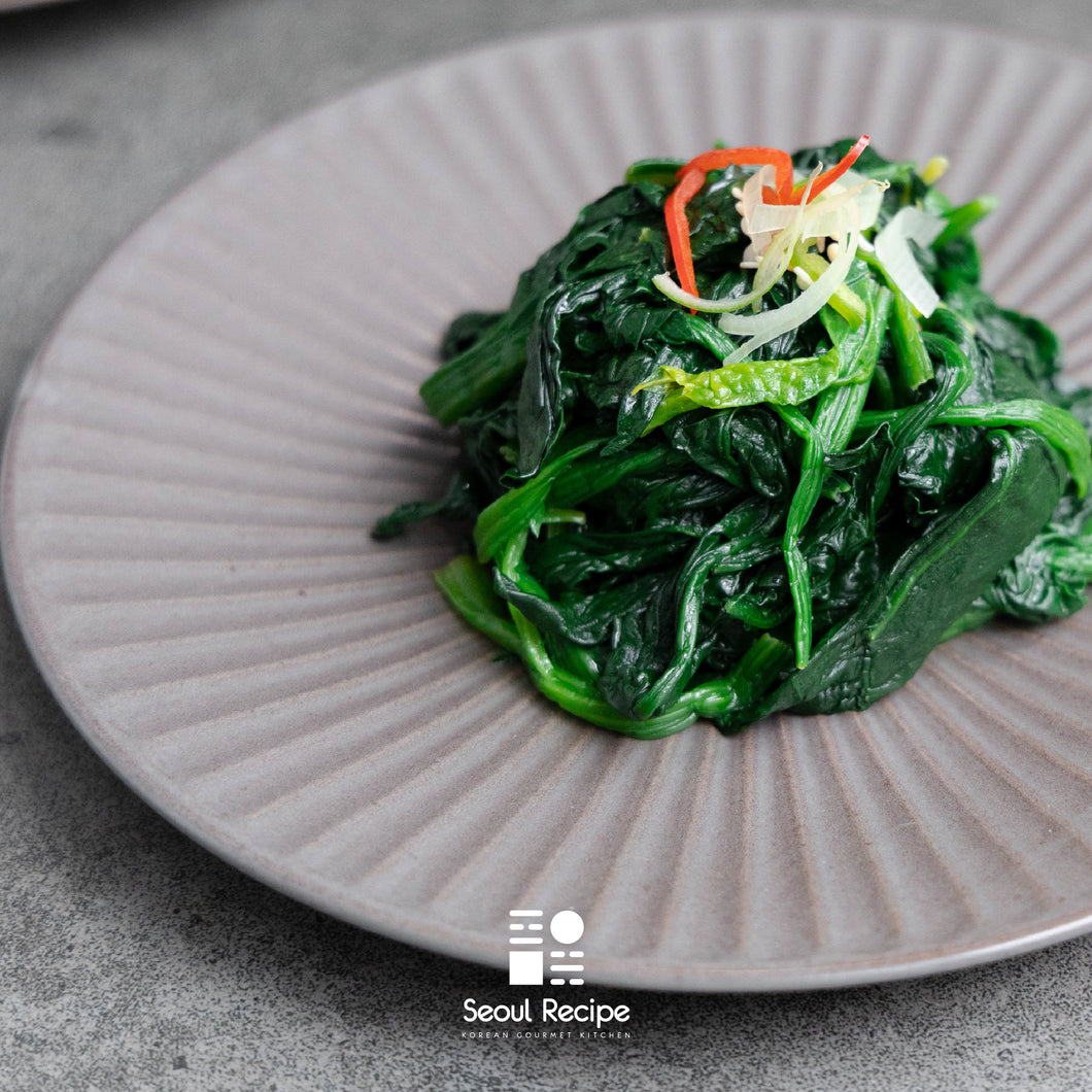 [Seoul Recipe] Braised Spinach 시금치 나물 (150g)
