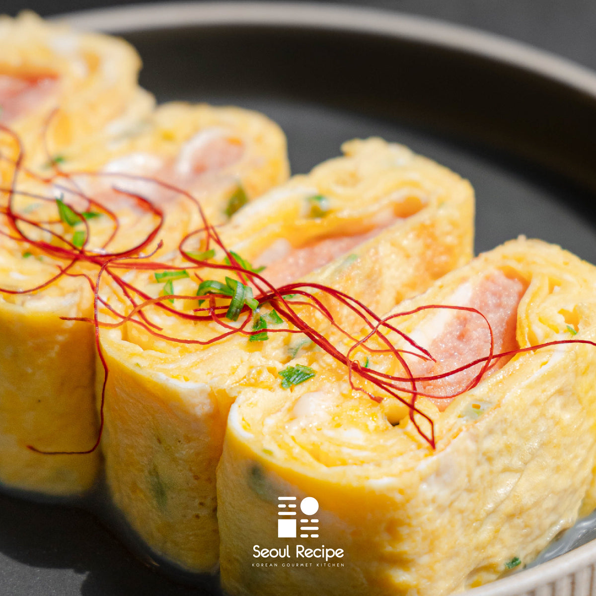 [Seoul Recipe] Premium Egg Roll With Pollack Roe 명란 계란말이 (200g, 4 pcs ...