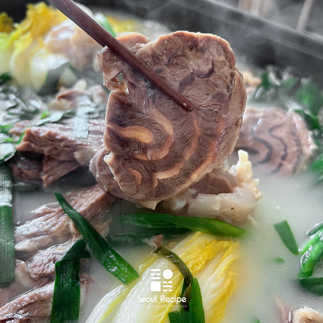 [Seoul Recipe] Assorted Beef Tendon Stew Meal Kit 모듬 수육 전골 밀키트 (2-3 ppl)