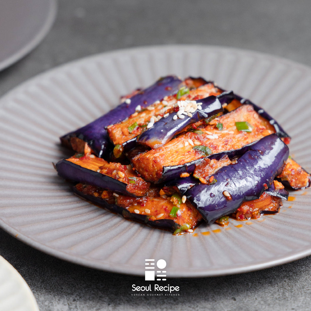 [Seoul Recipe] Stir-fried Eggplant 가지볶음 (150g)