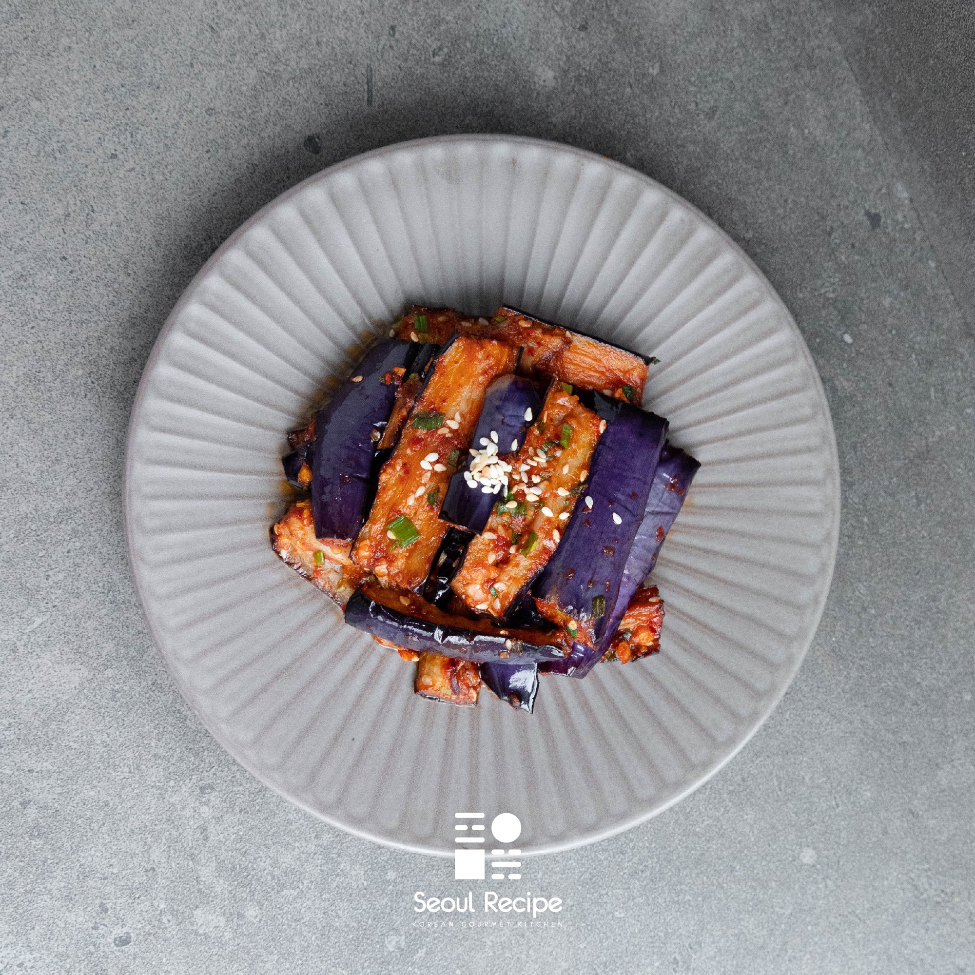 [Seoul Recipe] Stir-fried Eggplant 가지볶음 (150g)