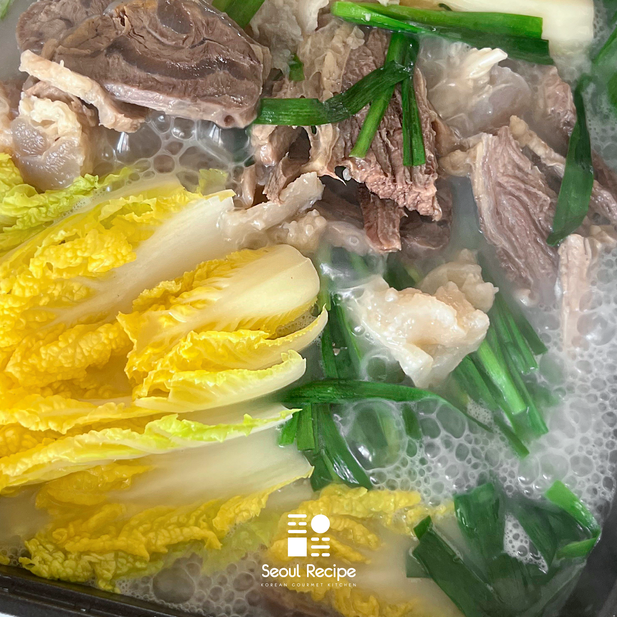 [Seoul Recipe] Assorted Beef Tendon Stew Meal Kit 모듬 수육 전골 밀키트 (2-3 ppl)