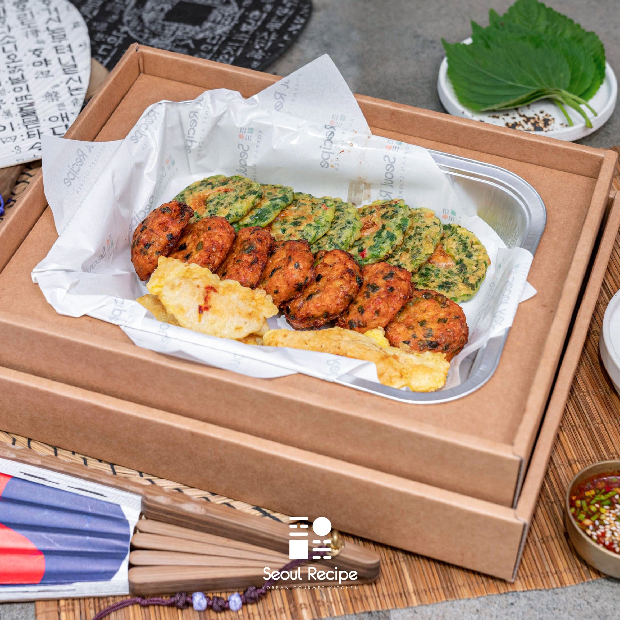 [Seoul Recipe] Korean Pancake Set 전 세트 (3 kinds, 20pcs)