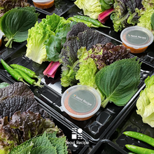 Load image into Gallery viewer, [Seoul Recipe] Premium Vegetable Ssam SET 프리미엄 쌈 야채 &amp; 홈메이드 쌈장
