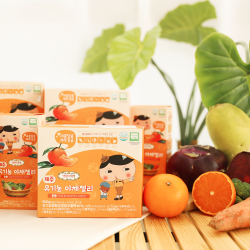 Jeju Organic Vegetable Jelly 엉덩이 탐정 제주 유기농 젤리(600g, 30ea)